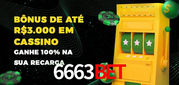 6663bet melhor bônus de depósito